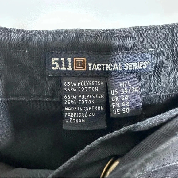 5.11 Tactical Men's Navy Taclite Pro Lightweight Performance Pants Size 34 - Picture 10 of 15